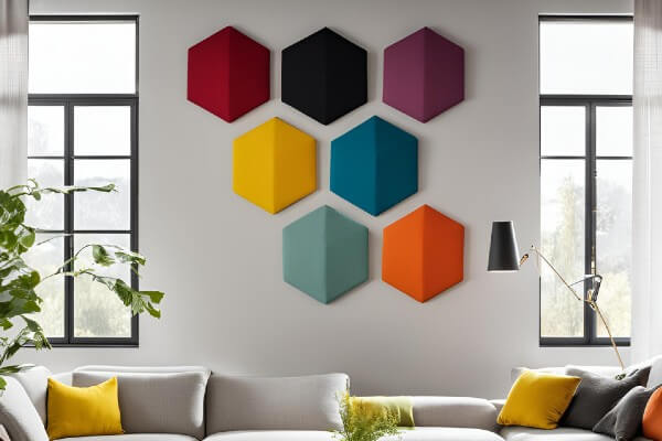 3D decorative acoustic wall panels