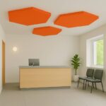 Acoustic Ceiling Hexagonal Panels